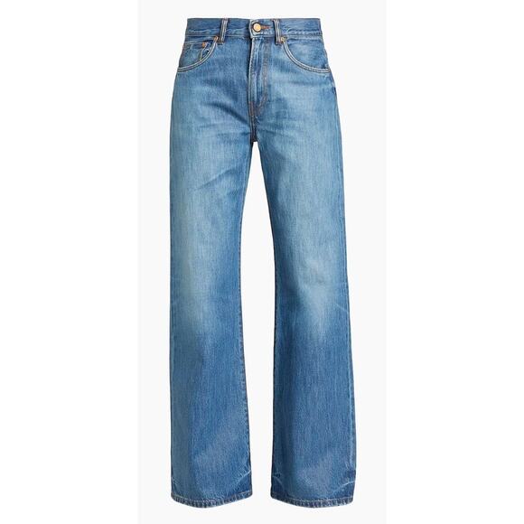 Purple brand  high rise wide leg coated jeans Style d2000 Size 28 - Picture 4 of 4